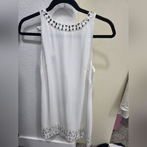 Marciano White Top with Silver Details